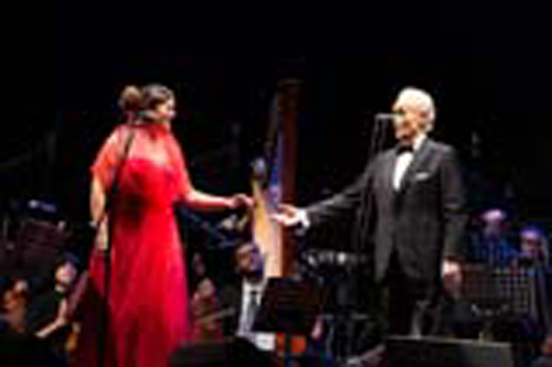 Antonella Rondinone in concerto con Jos Carreras